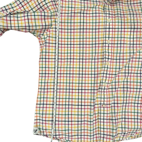 Cremieux Classic Multi Color Plaid Long Sleeve Button Up Mens Shirt L‎ - Picture 4 of 6